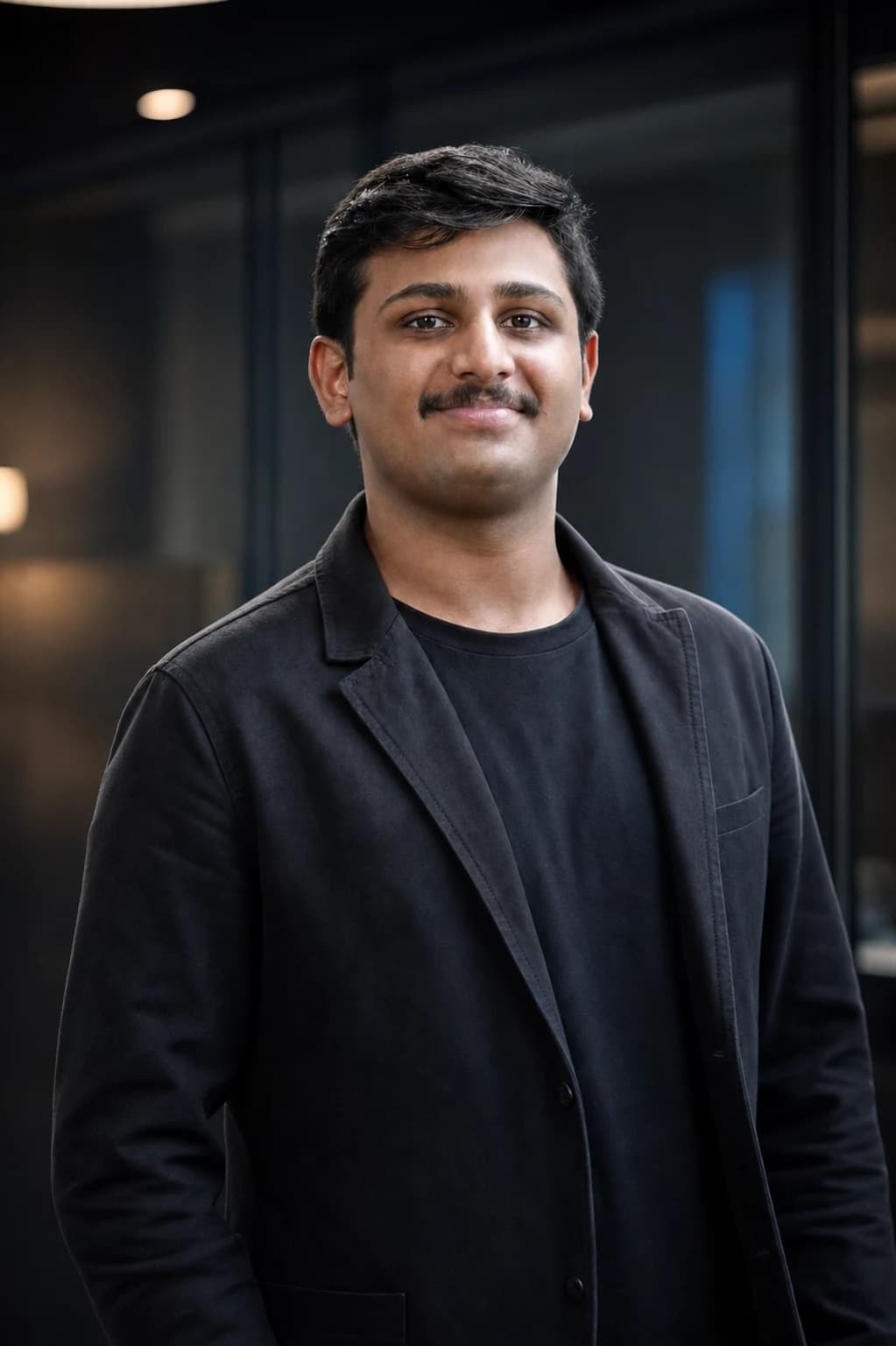 Professional portrait of Adithya S Nair, AI engineer and researcher